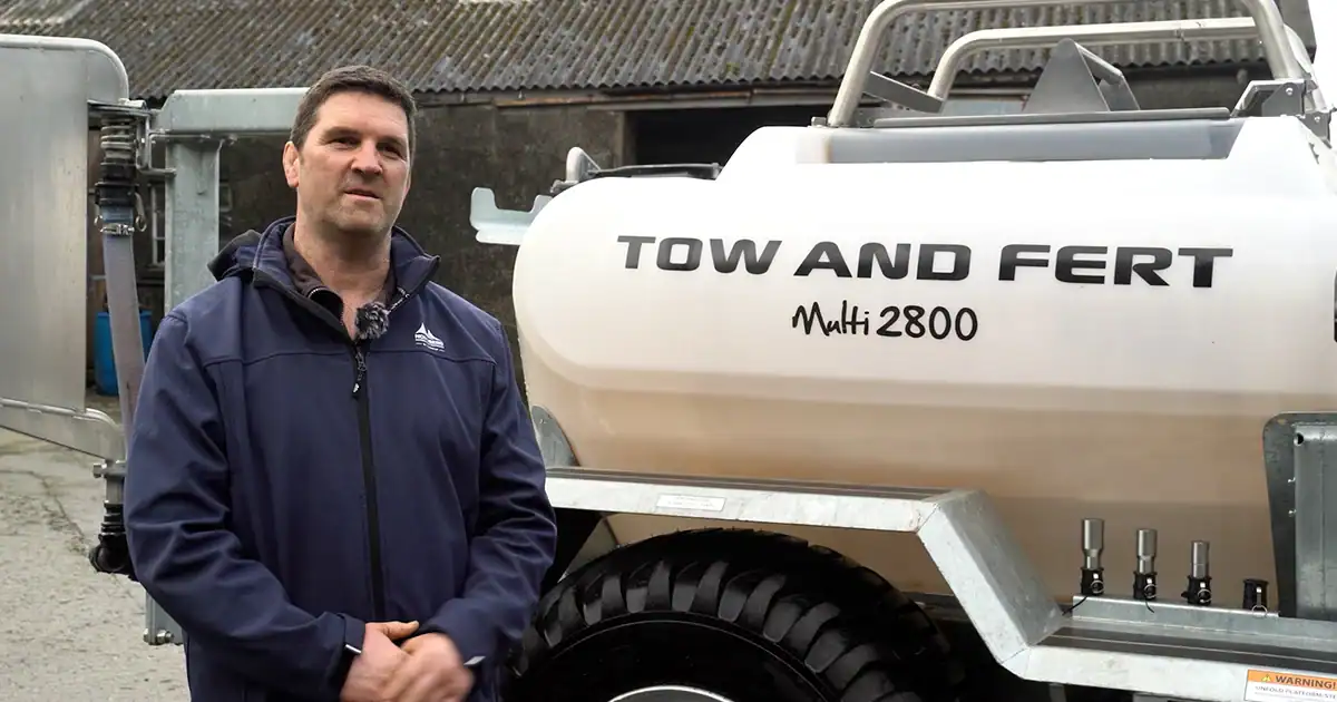Rob Davies with his Tow and Fert Multi 2800